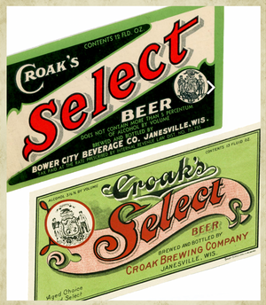 Croak's Select Beer Hoodie
